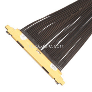 40P UL11130 46AWG Assemblage de câble micro coaxiale 20531-040t-02 IDC Forming OEM/ODM