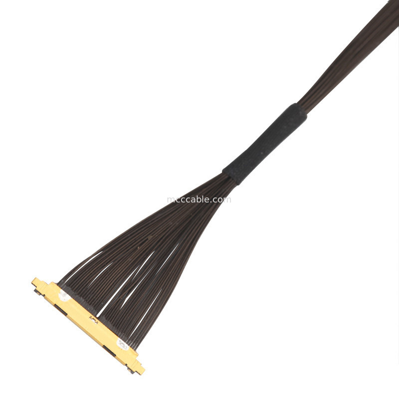 40P UL11130 46AWG Assemblage de câble micro coaxiale 20531-040t-02 IDC Forming OEM/ODM
