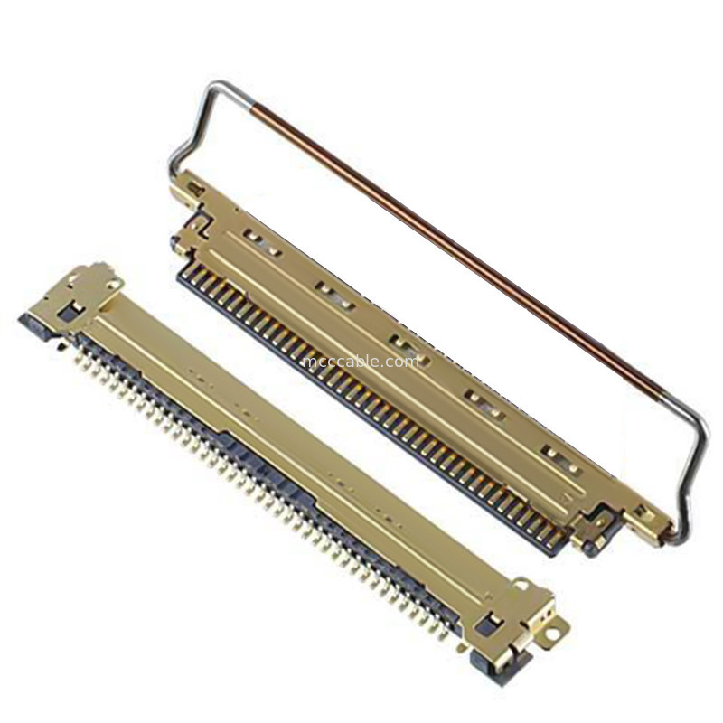 20453 20454 20455-240T A40E-76 2574 2576-0402 Câble coaxial 0,4 mm de hauteur type d'accouplement horizontal micro-coaxie