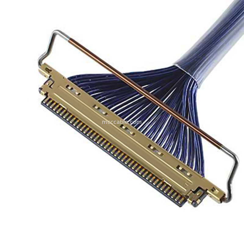 20453 20454 20455-240T A40E-76 2574 2576-0402 Câble coaxial 0,4 mm de hauteur type d'accouplement horizontal micro-coaxie