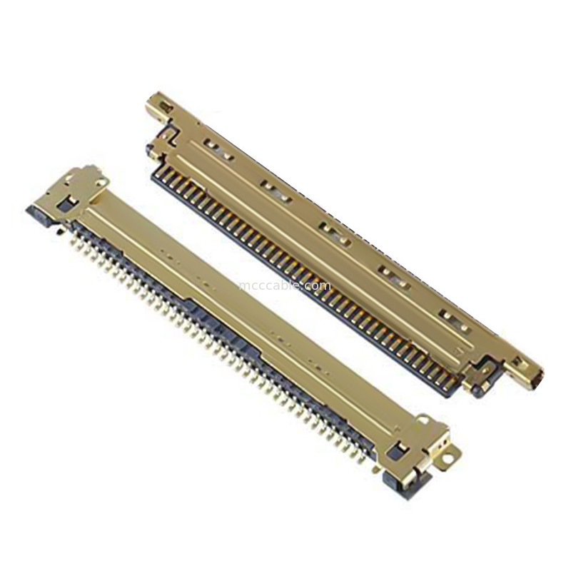 20453 20454 20455-240T A40E-76 2574 2576-0402 Câble coaxial 0,4 mm de hauteur type d'accouplement horizontal micro-coaxie