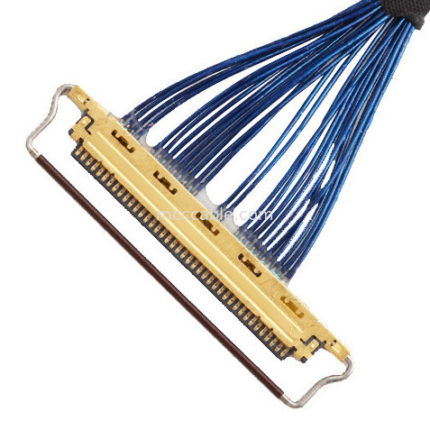 Lancement 20453-330t-13 d' 0.5mm de câble d'informatique de 44AWG SGC LVDS à 20453-340t-13