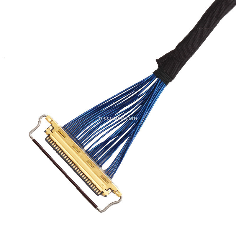 Lancement 20453-330t-13 d' 0.5mm de câble d'informatique de 44AWG SGC LVDS à 20453-340t-13