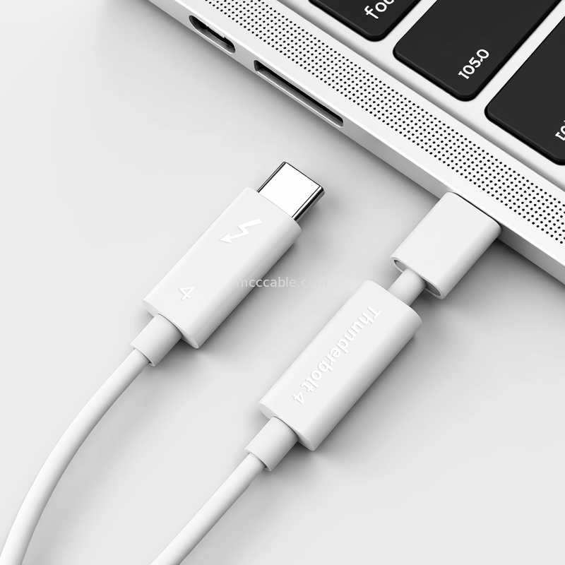 Thunderbolt 4 vitesses de 40 Gbps, prend en charge les écrans 4K doubles ou 8K simples