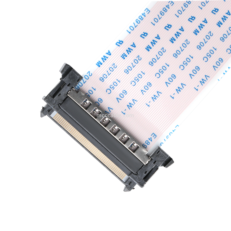 Le câble FFC RE51 à 51 broches, hauteur de 0,5 mm, UL489701, EMI-shielded, débit de données de 2 Gbps