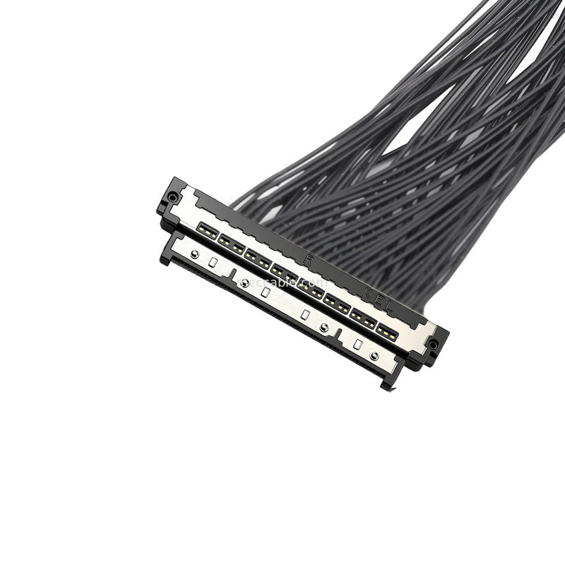 Câble micro-coaxial USL20-30SS-035C 0,4 mm exclusif, nombre de broches personnalisable pour les conceptions de caméras spéciales
