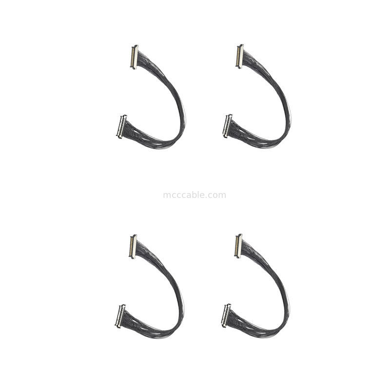 Câble micro-coaxial USL20-30SS-035C 0,4 mm exclusif, nombre de broches personnalisable pour les conceptions de caméras spéciales