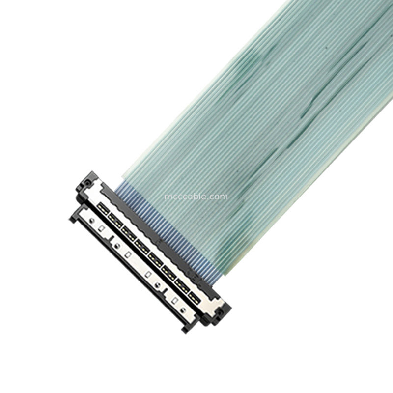 Câble micro-coaxial 0,4 mm USL20-30SS-060BH anti-poussière/graisse pour la surveillance de sécurité extérieure