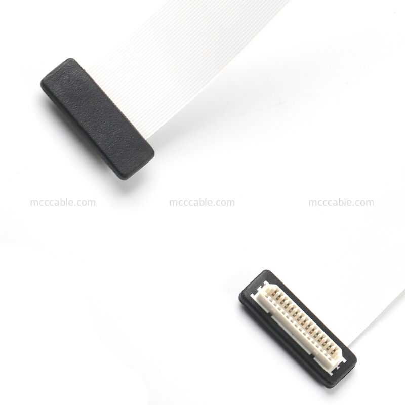 Assemblage de câbles FFC/FPC à 31 broches, hauteur de 0,5 mm, certifié UL 2896, à double extrémité