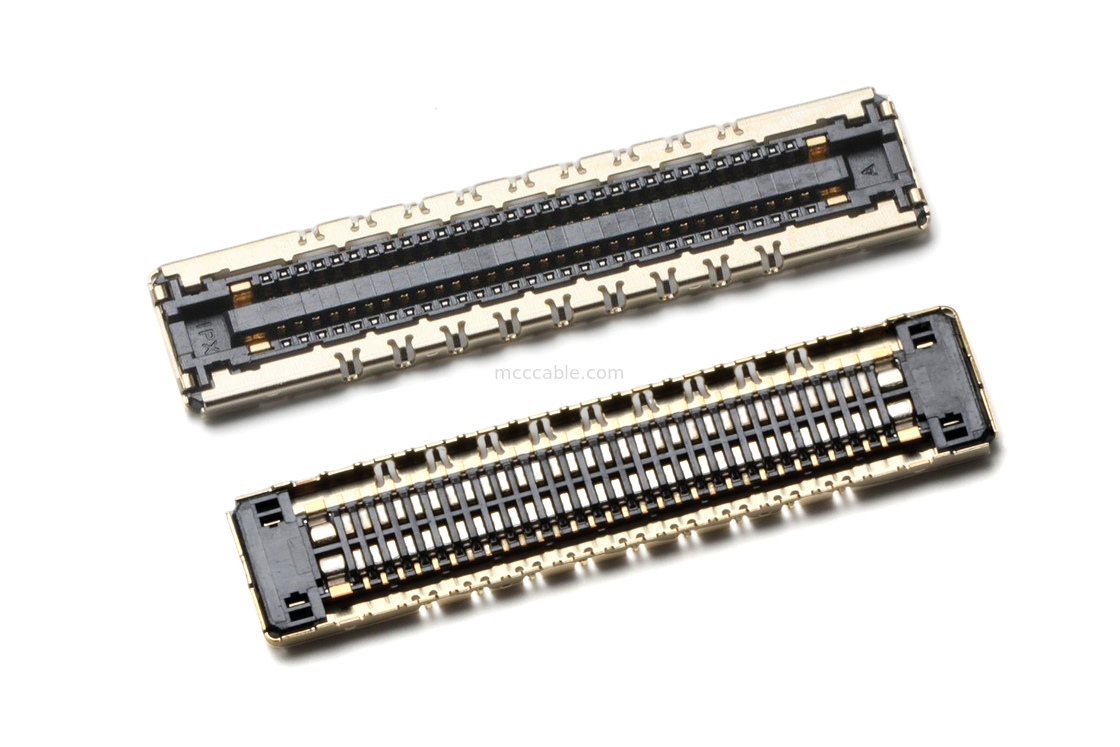 High-Speed Shielded Board-to-Board Receptacle Connector 0.35mm Pitch for Data Transmission