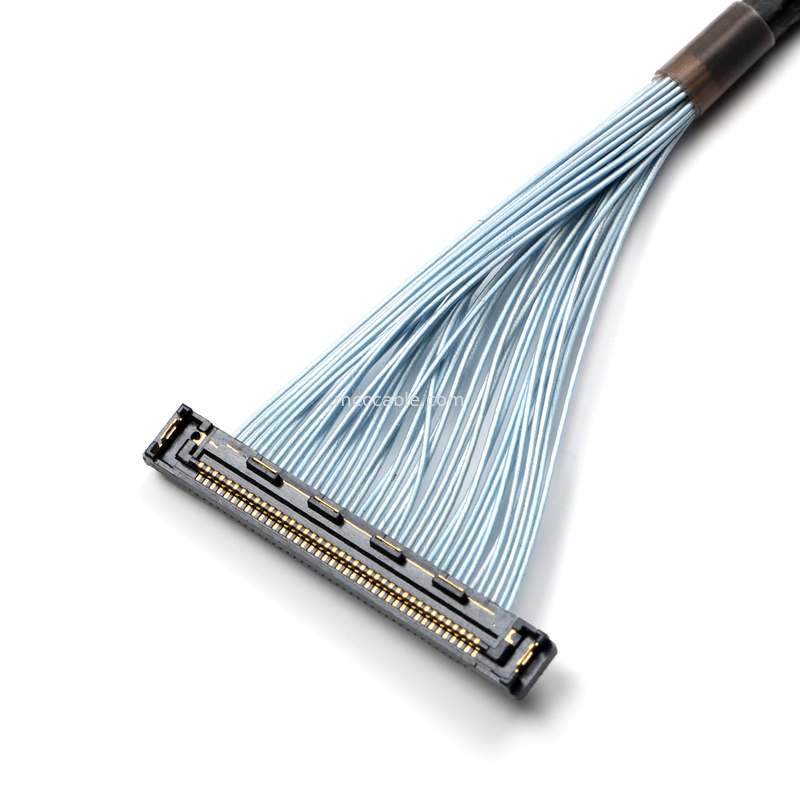 40-Pin Micro Coaxial Cable Assembly - Dual Ultra-Fine 0.4mm Pitch Connectors