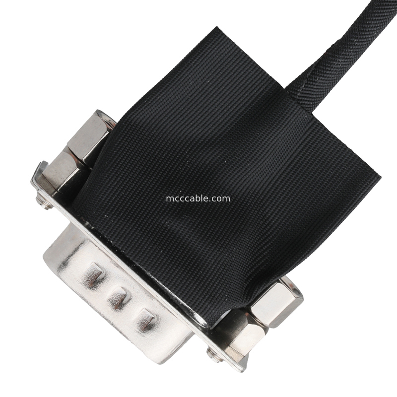 DB9 Male to 20-Pin 1.0mm Pitch Wire Harness - UL1571 28AWG Custom Assembly