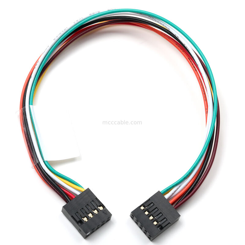 Assemblage de câble de panneau avant à 10 broches Molex de 2,54 mm pour les applications OEM personnalisées