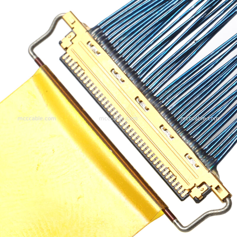 Assemblage de câble micro-coaxial avec connecteur 20453-040T-01 – Interconnexion OEM haute vitesse personnalisée