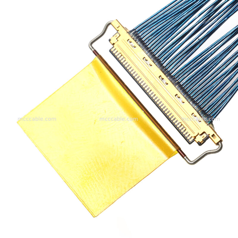 Assemblage de câble micro-coaxial avec connecteur 20453-040T-01 – Interconnexion OEM haute vitesse personnalisée