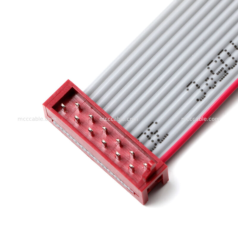 Assemblage de câble ruban plat IDC – Connecteur à deux rangées de 2,54 mm, OEM personnalisé