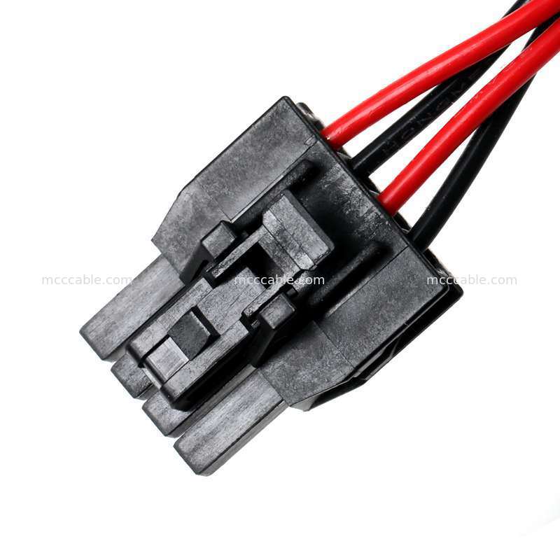 4 broches Nano-Fit à l'assemblage du câble d'alimentation MTA156 15V AWG22