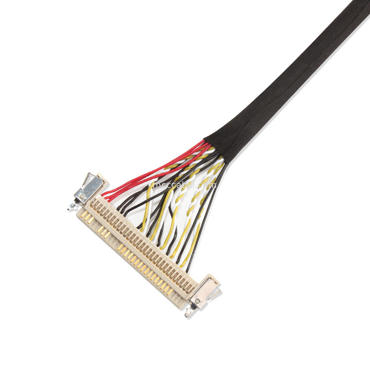 30 câble équipé de Pin LVDS, 51 câble de Pin fi X30HL-B Lvds pour le panneau d'affichage à cristaux liquides