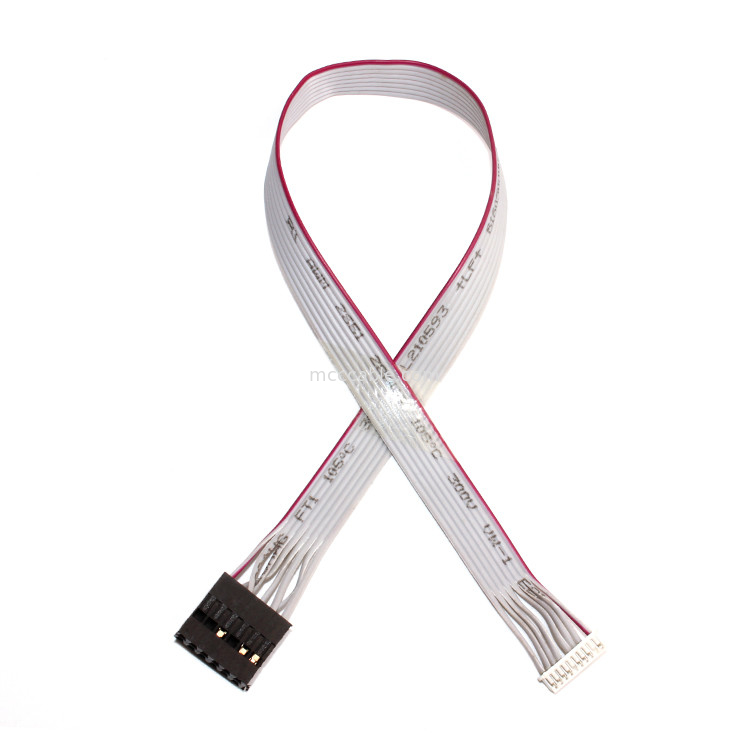 IDC 12 PIN Flat Flexible Ribbon Cable DF19 À JST rf pour le cable électrique de PCBA