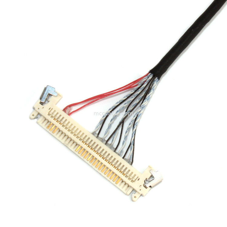 câble de connecteur d'affichage de 30 positions Jae Fi X30hl aux as 88441 à 1.25mm MOLEX 51146-0500