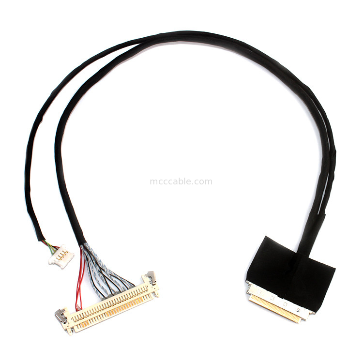 câble de connecteur d'affichage de 30 positions Jae Fi X30hl aux as 88441 à 1.25mm MOLEX 51146-0500