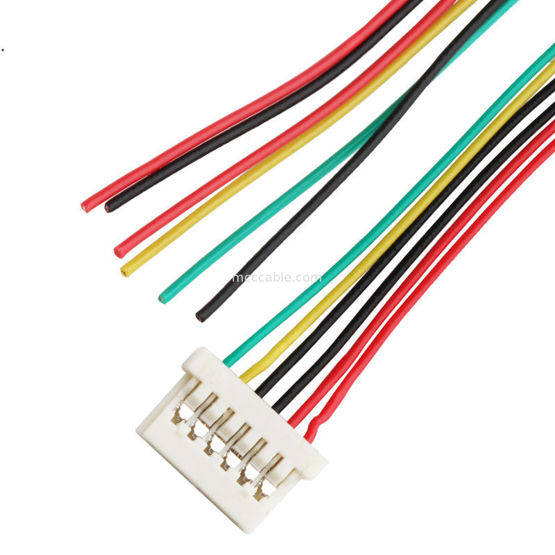 Câble équipé des HEURES DF14 Lvds de lancement de 6DS 1.25mm sertissant par replis le connecteur d'affichage de 6 lvds de Pin