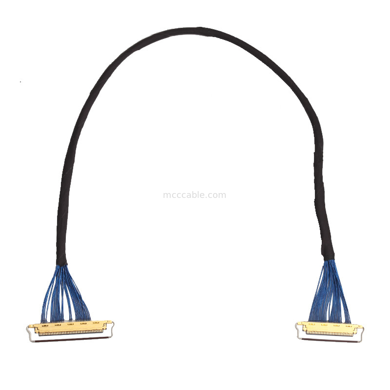 Lancement 20453-330t-13 d' 0.5mm de câble d'informatique de 44AWG SGC LVDS à 20453-340t-13