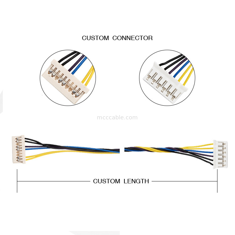 Heures 9 de Pin Wire Harness Assembly Df 14-9s-1.25c à Pin Phr-6 26awg de Jst 6