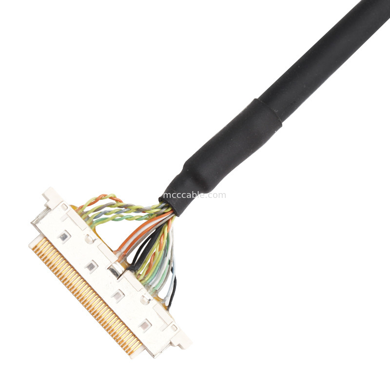 AS de lancement de 0.5mm 50204-040 1 1-002 au câble équipé de JST SHDR-40V-S-B LVDS