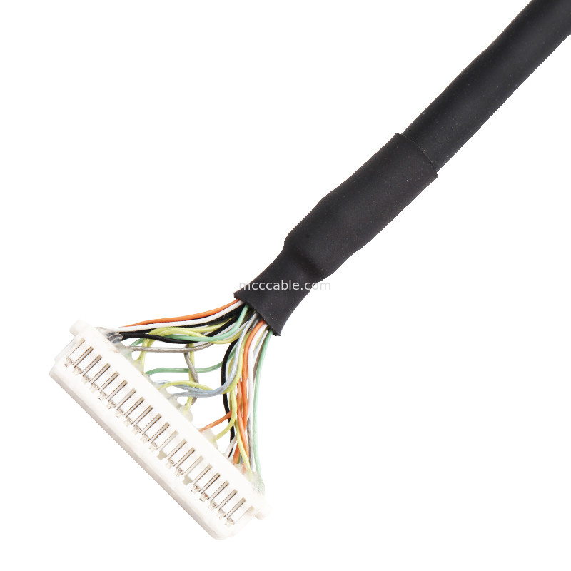 AS de lancement de 0.5mm 50204-040 1 1-002 au câble équipé de JST SHDR-40V-S-B LVDS