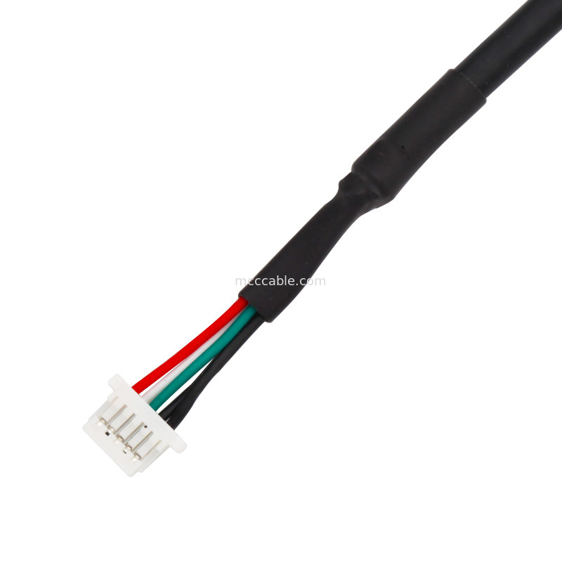 Câble équipé de harnais de 28AWG LED JST PHR-5P au lancement de SH1.0 5P 1.0mm