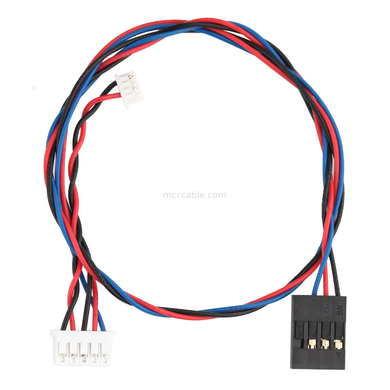 Câble équipé de harnais de JST PHR-5P Dupont 4p à la longueur 100mm de Molex 51021-04p