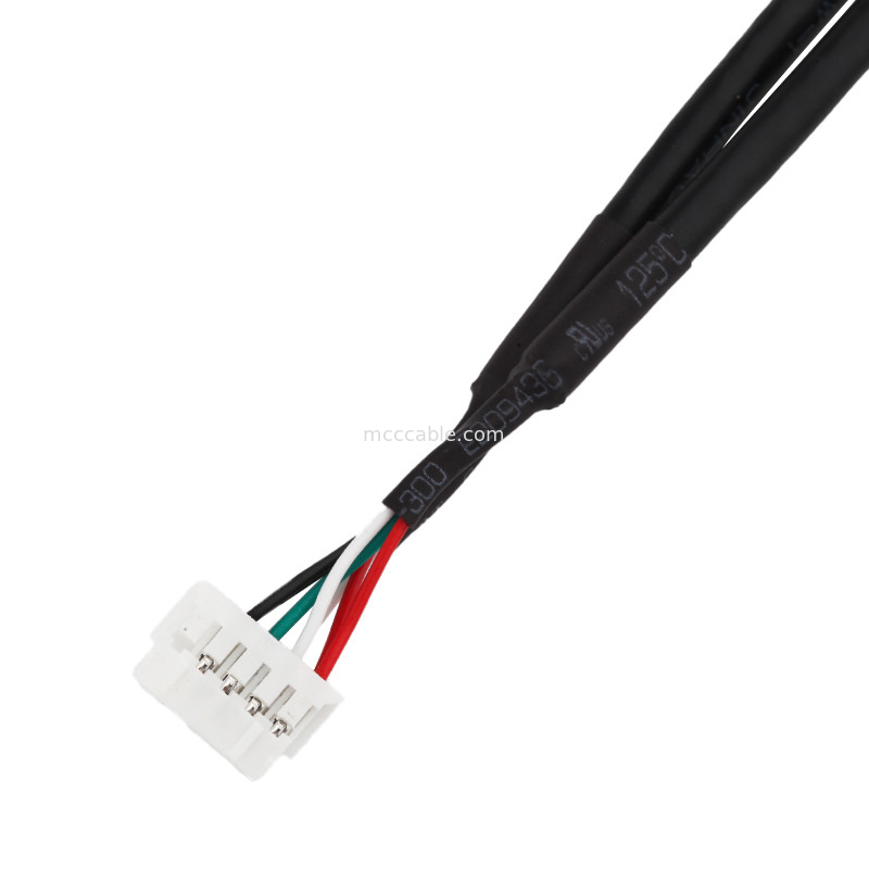 Câble équipé de harnais de fil de longueur de HSG 100mm 2×5 Pin Black To PHD-2×5P