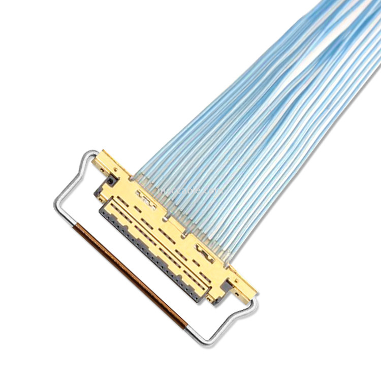 Assemblée de câble coaxial de liaison d'informatique de SGC Lvds 20P 20633-220T-01S à 20633-220T-01S