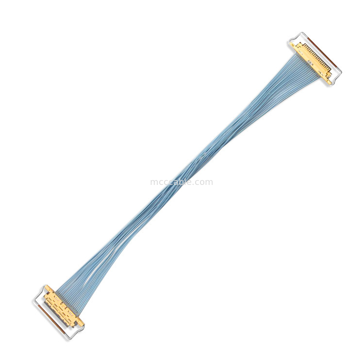 Assemblée de câble coaxial de liaison d'informatique de SGC Lvds 20P 20633-220T-01S à 20633-220T-01S