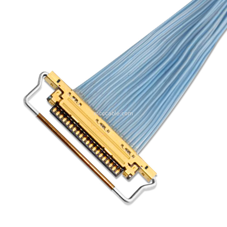 Assemblée de câble coaxial de liaison d'informatique de SGC Lvds 20P 20633-220T-01S à 20633-220T-01S
