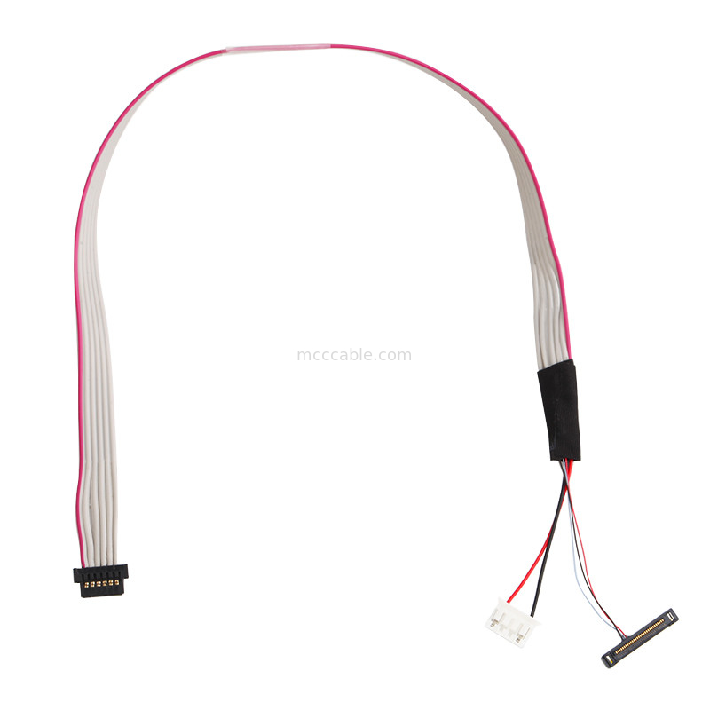 Connecteur d'affichage de lvds du câble équipé de JST PHR-4 LVDS JAE FI-S6S  20380-R30T-06