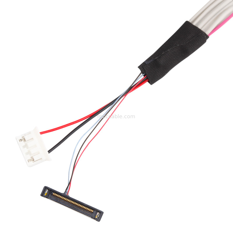 Connecteur d'affichage de lvds du câble équipé de JST PHR-4 LVDS JAE FI-S6S  20380-R30T-06