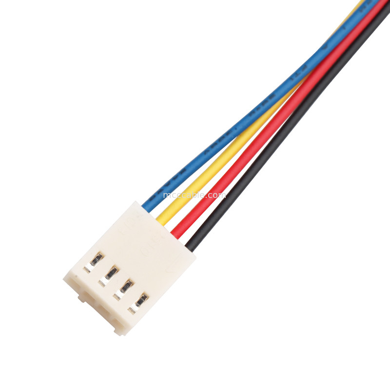JST JH 2.5mm 4 câble de connecteur mâle des lvds 4 de câble équipé de la fan Y de fil de Pin Molex 4