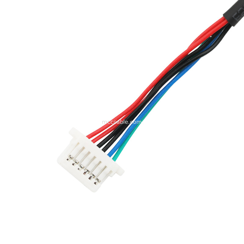 Le câble équipé de harnais de JST SHLP-06V-SB SHR-6P pour transmettent des signaux/courant électrique