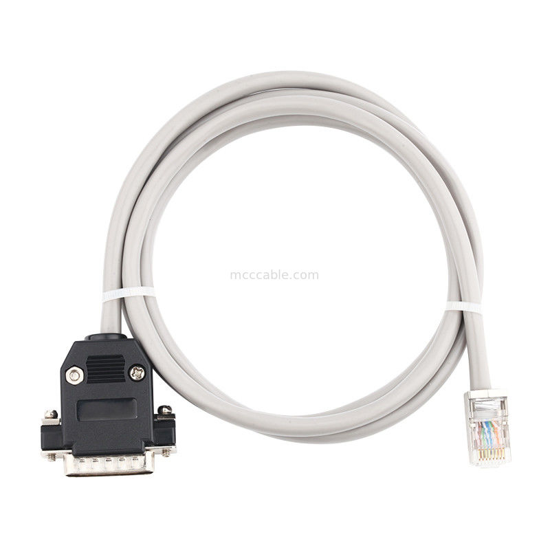 Câble de grande vitesse de samtec de câble équipé de réseau du câble H-DB 26P RJ45 8pin de bâti de panneau